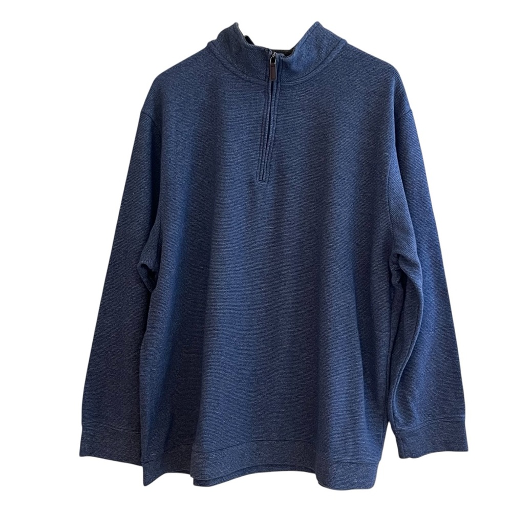 Falls Creek Quarter Zip Sweatshirt Blue Size XXLarge‎